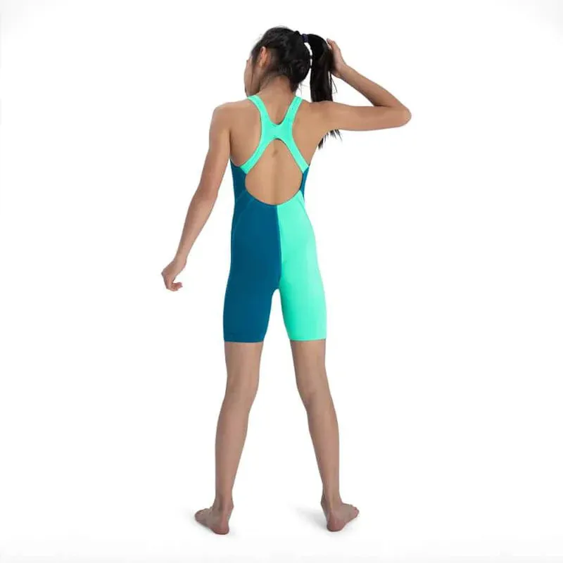 Speedo Fastskin Junior Endurance+ Openback Kneeskin Teal-2