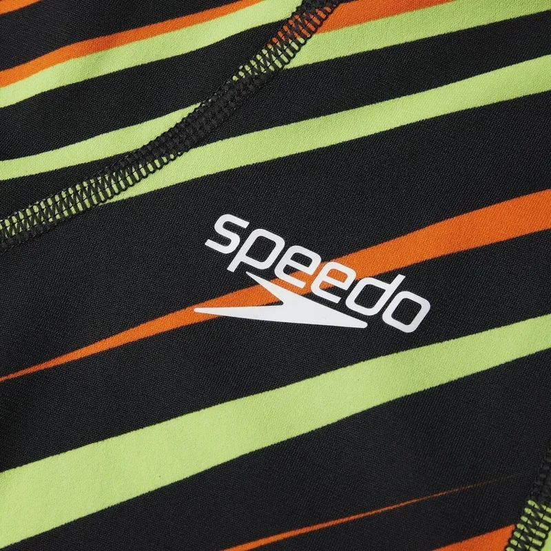 Speedo Junior Boys Fastskin Endurance+ High Waisted Jammer Black/Green-7