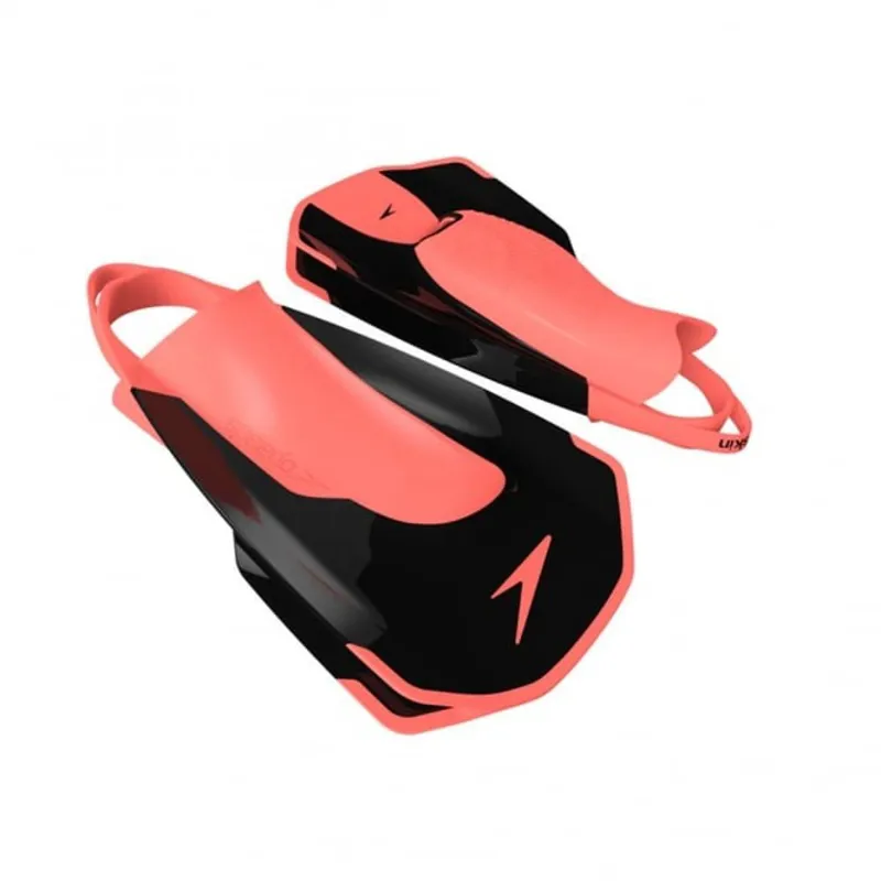 Speedo Fastskin Kick Fin Black/Red 11-12Yrs