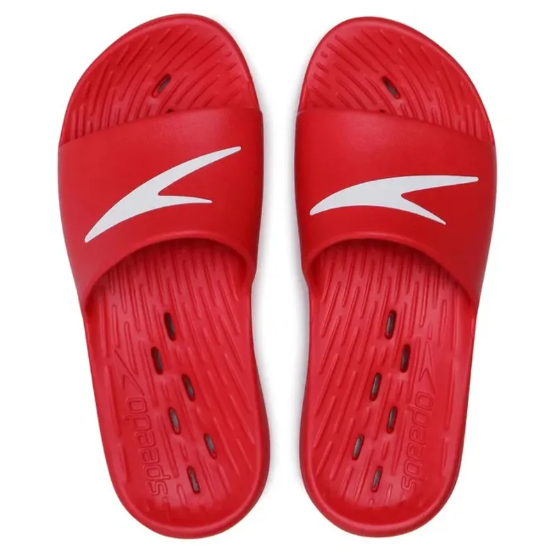 Speedo Men's Slide One Piece Red-5