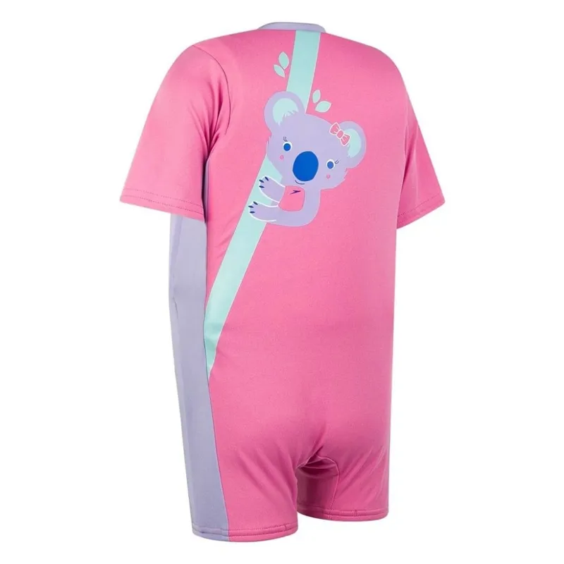 Speedo Kid's Koala Print Float Suit Pink/Purple-2