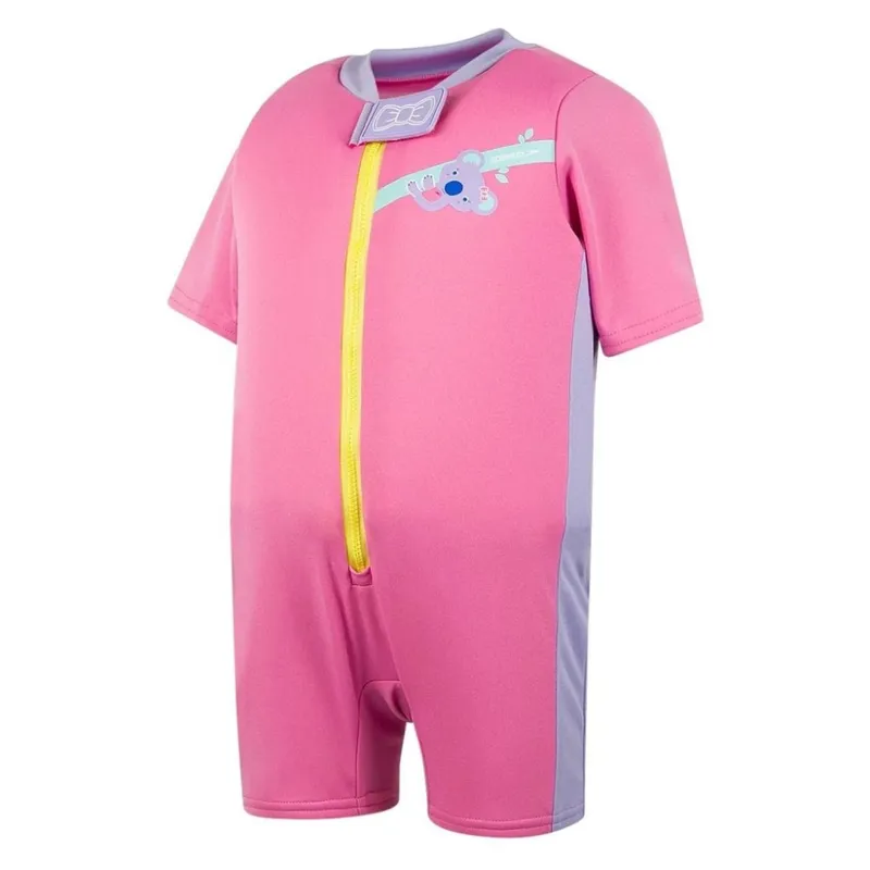Speedo Kid's Koala Print Float Suit Pink/Purple-1