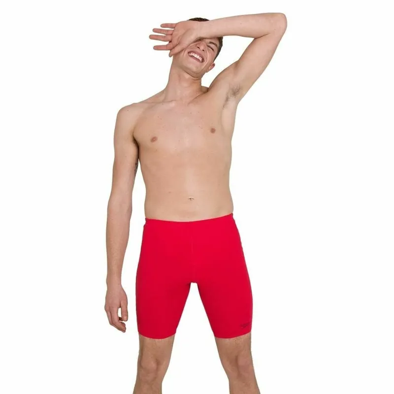 Speedo Men's Essentials Endurance+ Jammer - Red 38-1