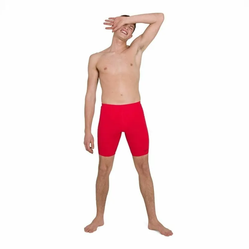 Speedo Men's Essentials Endurance+ Jammer - Red 38-3