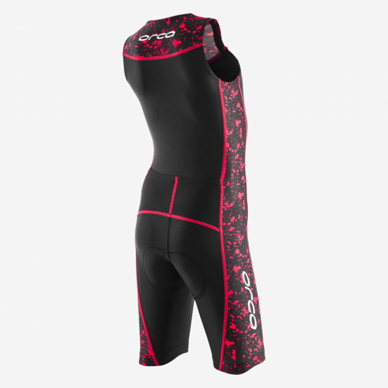 Orca Kids Core Trisuit in Size 8 - Black/Red -1
