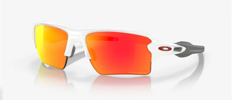 Oakley Flak 2.0 XL Polished White Prizm Ruby