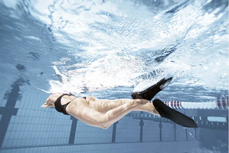 Arena Powerfin Fins Black/Silver-6