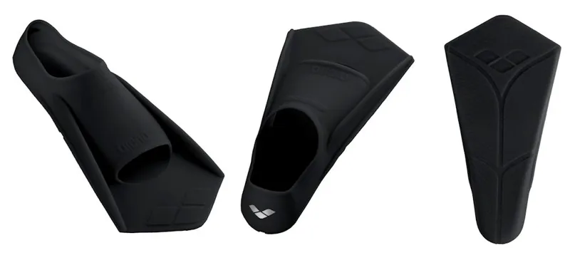 Arena Powerfin Fins Black/Silver-5