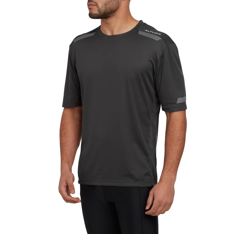 Altura All Road Short Sleeve Performance Tee  Charcoal