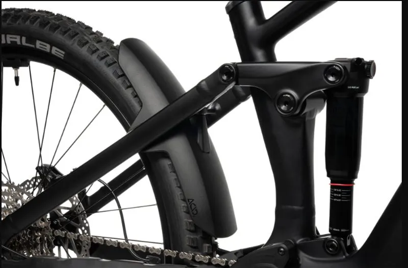 Acid Mudguard Mud Shield SIC 2.0 Rear One Size in Black-4