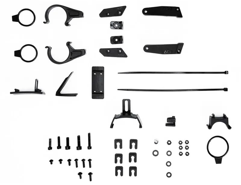 Acid Mudguard Set 27.5 Inch Black 65mm-7