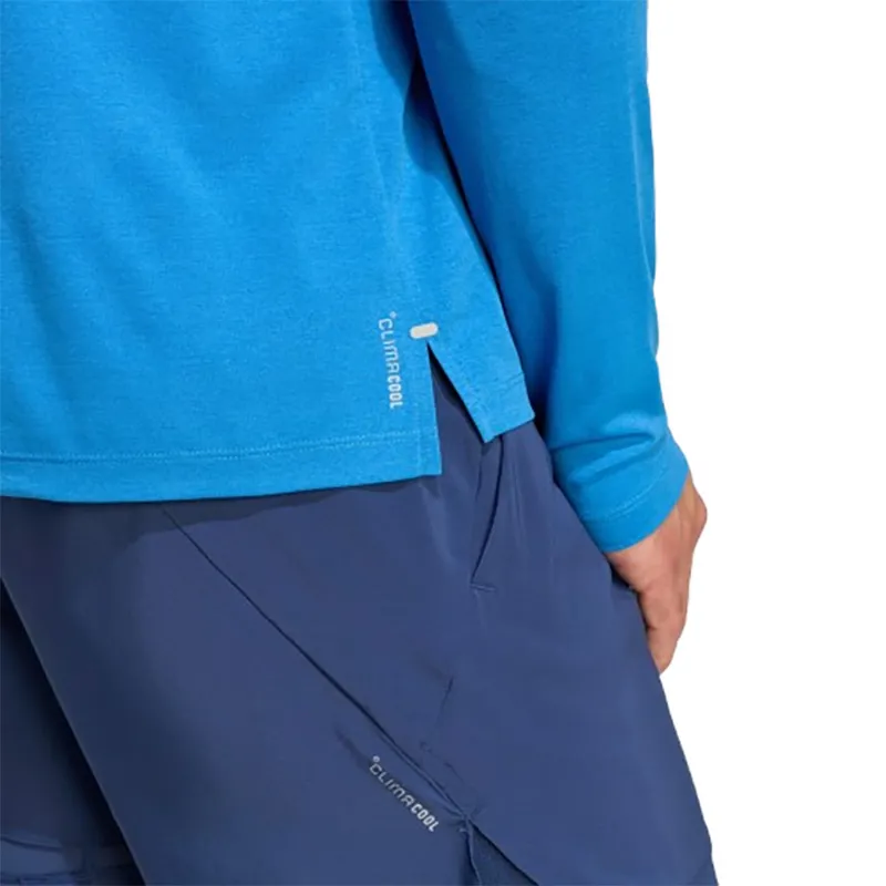 Adidas ADI365 Climacool Iconic Longsleeve Shirt Blue-5