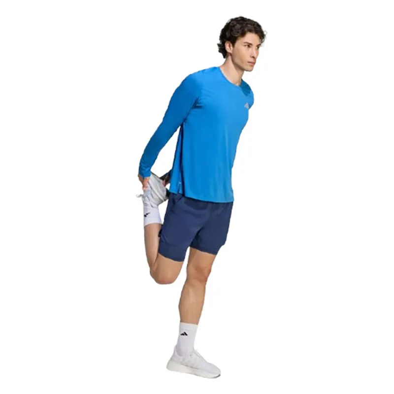 Adidas ADI365 Climacool Iconic Longsleeve Shirt Blue-3