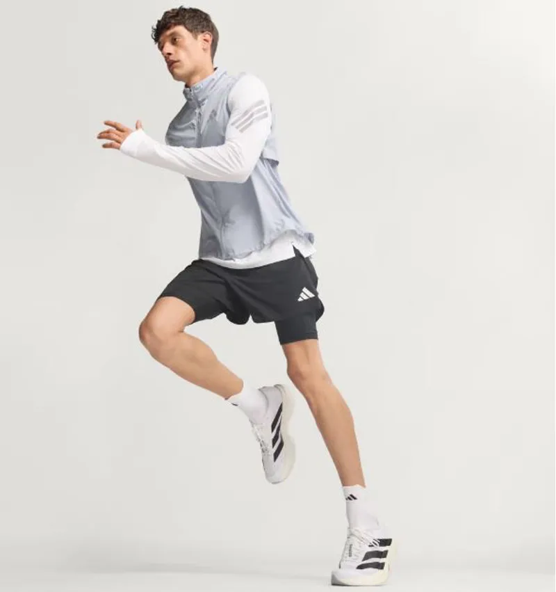 Adidas Adizero EVO SL Lace-Up Sneakers Cloud White / Core Black-2