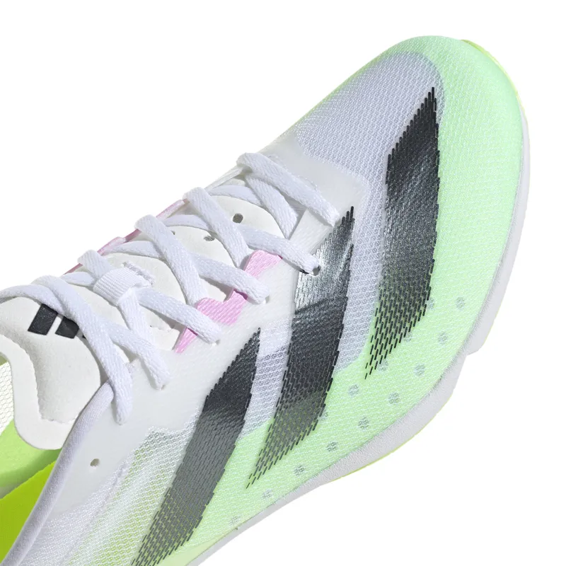 Adidas Distancestar Cloud White/Core Black/Green Spark-5