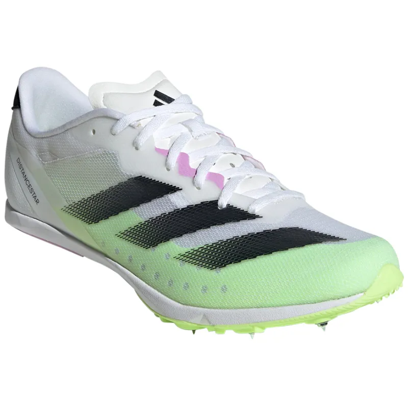 Adidas Distancestar Cloud White/Core Black/Green Spark-2