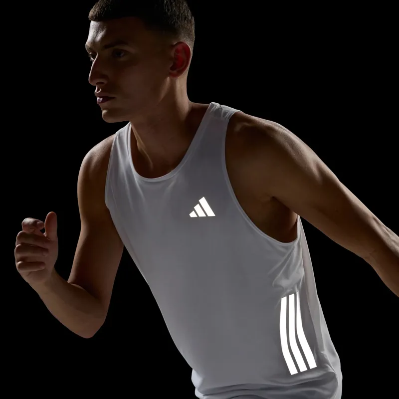 Adidas Men's adi365 CLIMACOOL Running Tank Top White-6