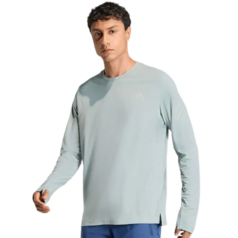 Adidas Men's ADI365 LS Tee Green-1