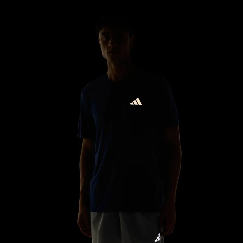 Adidas Men's adi365 Run Essentials Tee Tech Indigo-6