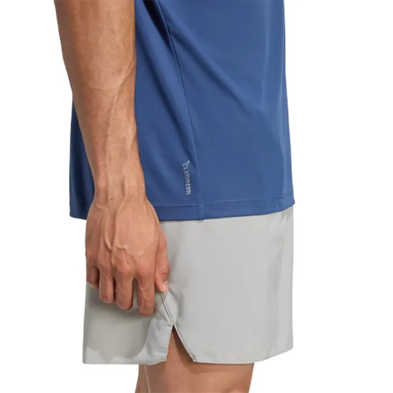 Adidas Men's adi365 Run Essentials Tee Tech Indigo-5
