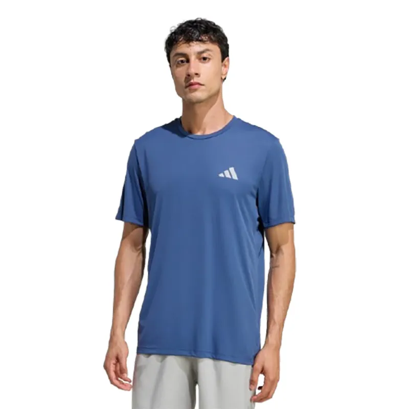 Adidas Men's adi365 Run Essentials Tee Tech Indigo-1