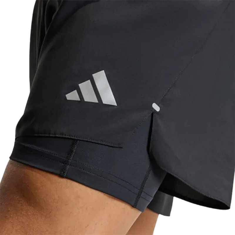 Adidas Men's adi365 Running Essentials 2in1 Shorts Black-4
