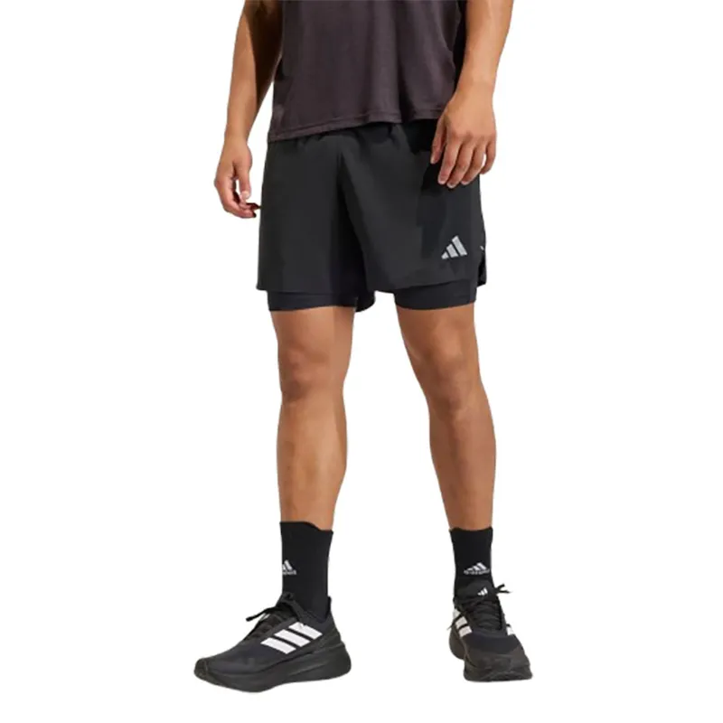 Adidas Men's adi365 Running Essentials 2in1 Shorts Black-1