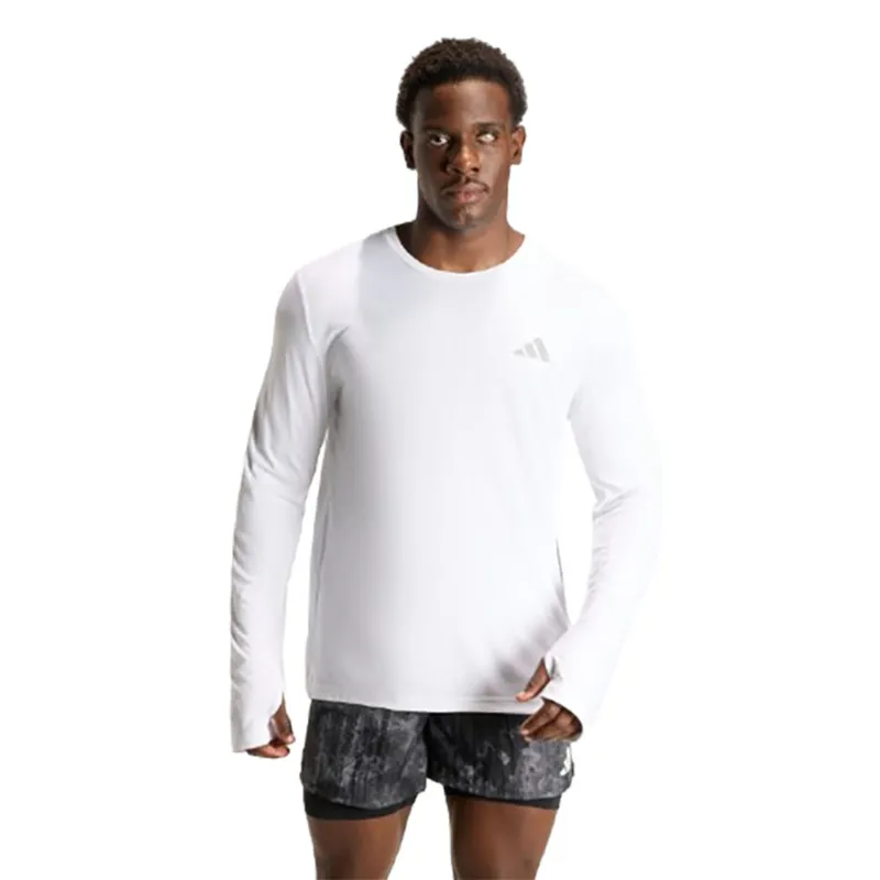 Adidas Men's adi365 Running Essentials Longsleeve Top White-1
