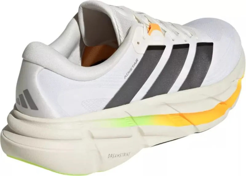 Adidas Men's Adistar 5 Cloud White/Iron Metallic/Lucid Tangerine-2