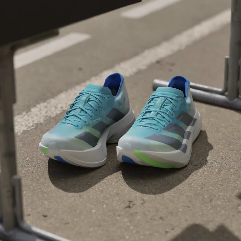 Adidas Men's Adizero Adios Pro 4 Aqua/Iron/Green-8