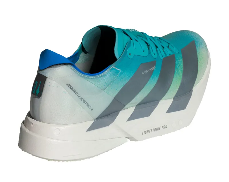 Adidas Men's Adizero Adios Pro 4 Aqua/Iron/Green-3
