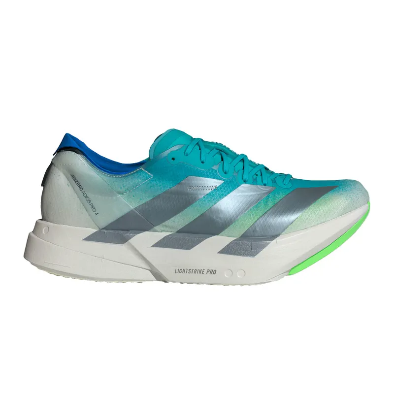 Adidas Men's Adizero Adios Pro 4 Aqua/Iron/Green
