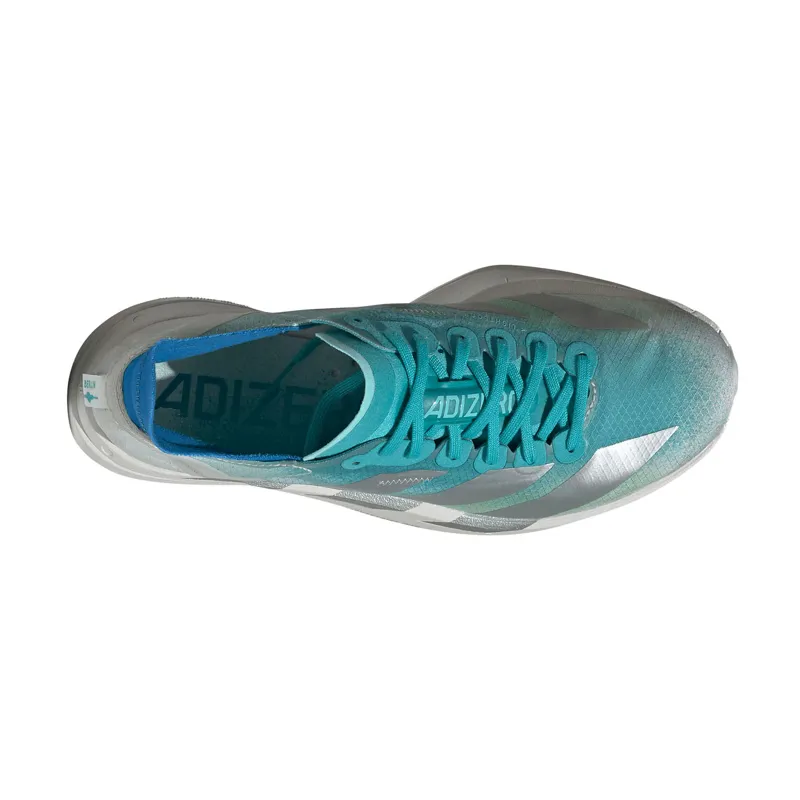 Adidas Men's Adizero Adios Pro 4 Aqua/Silver/Green-4