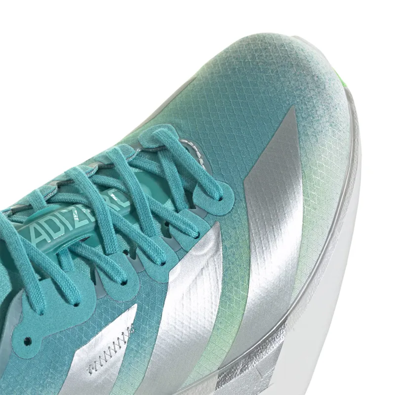 Adidas Men's Adizero Adios Pro 4 Aqua/Silver/Green-7