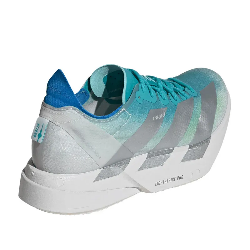 Adidas Men's Adizero Adios Pro 4 Aqua/Silver/Green-3