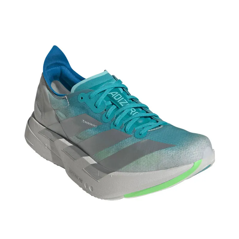 Adidas Men's Adizero Adios Pro 4 Aqua/Silver/Green-2