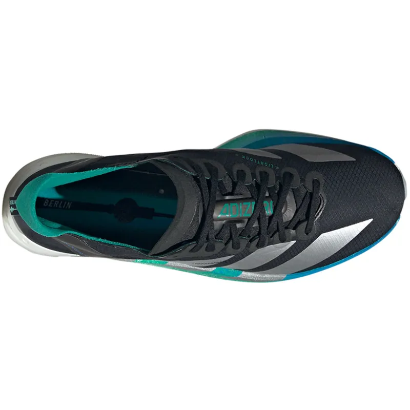Adidas Men's Adizero Adios Pro 4 Black/Silver/Green-4