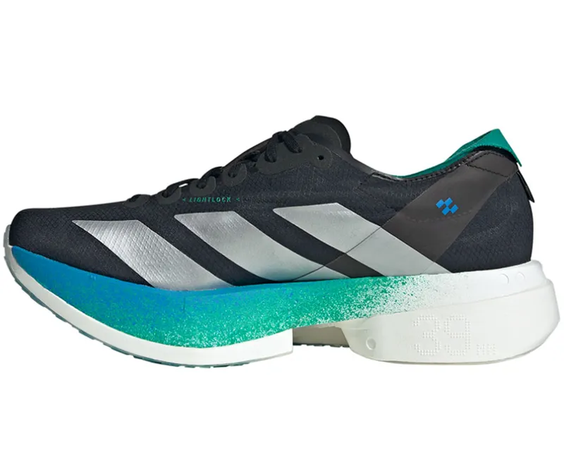 Adidas Men's Adizero Adios Pro 4 Black/Silver/Green-1