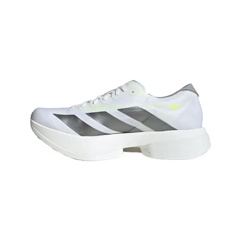 Adidas Men's Adizero Adios Pro 4 Cloud White/Iron Metallic/Solar Yellow-1