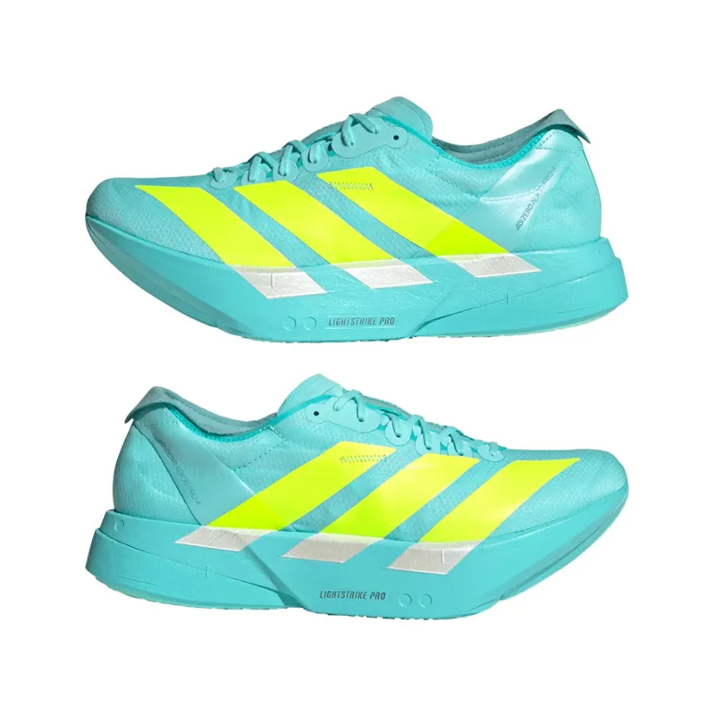 Adidas Men's Adizero Adios Pro 4 Flash Aqua/Lucid Lemon/Mint Ton-2