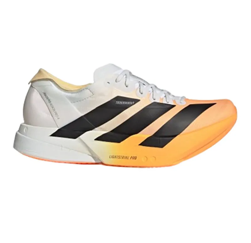 Adidas Men's Adizero Adios Pro 4 Lucid Tangerine/Core Black/Crystal White