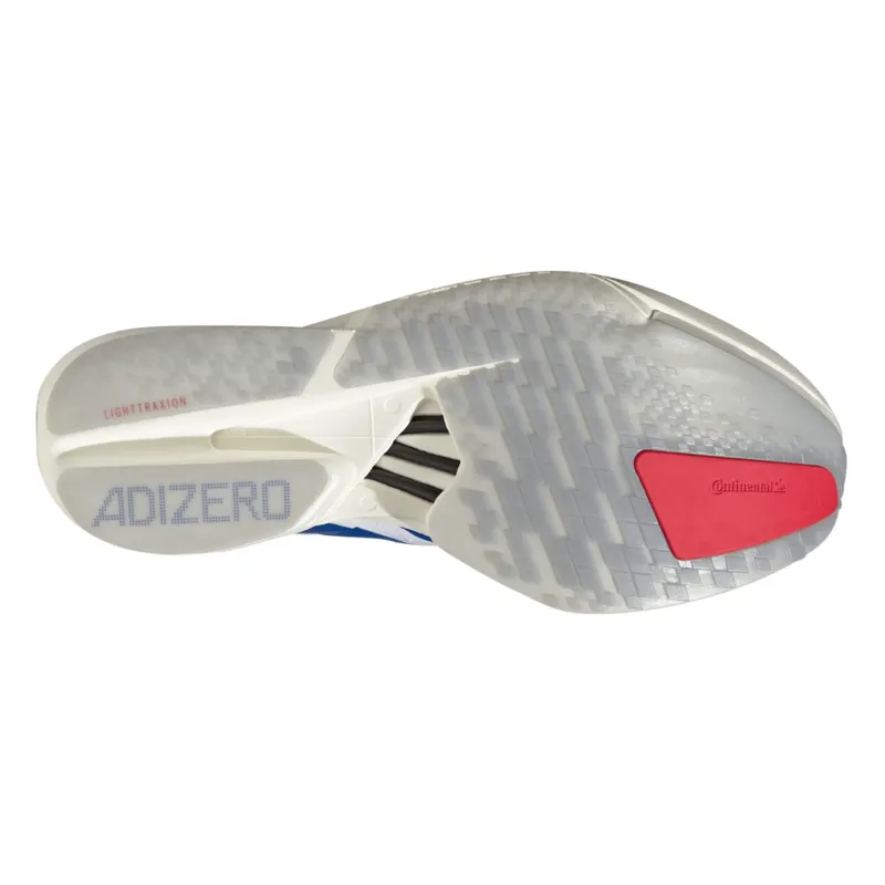Adidas Men's Adizero Adios Pro 4 White/Blue/Ruby-8