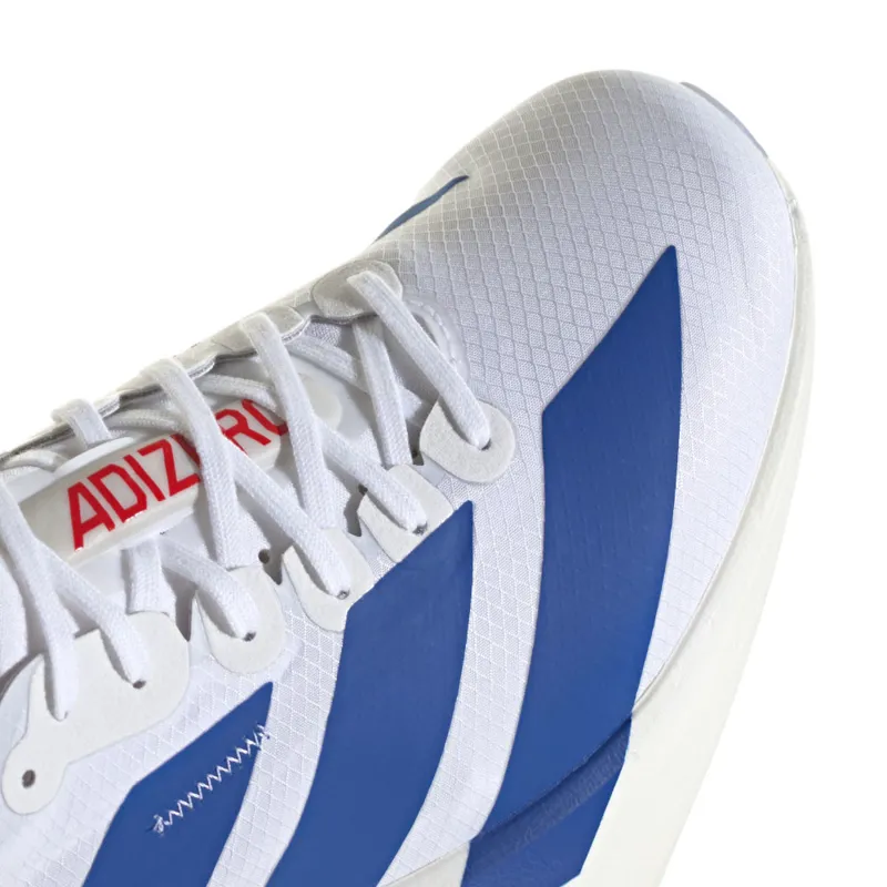 Adidas Men's Adizero Adios Pro 4 White/Blue/Ruby-5