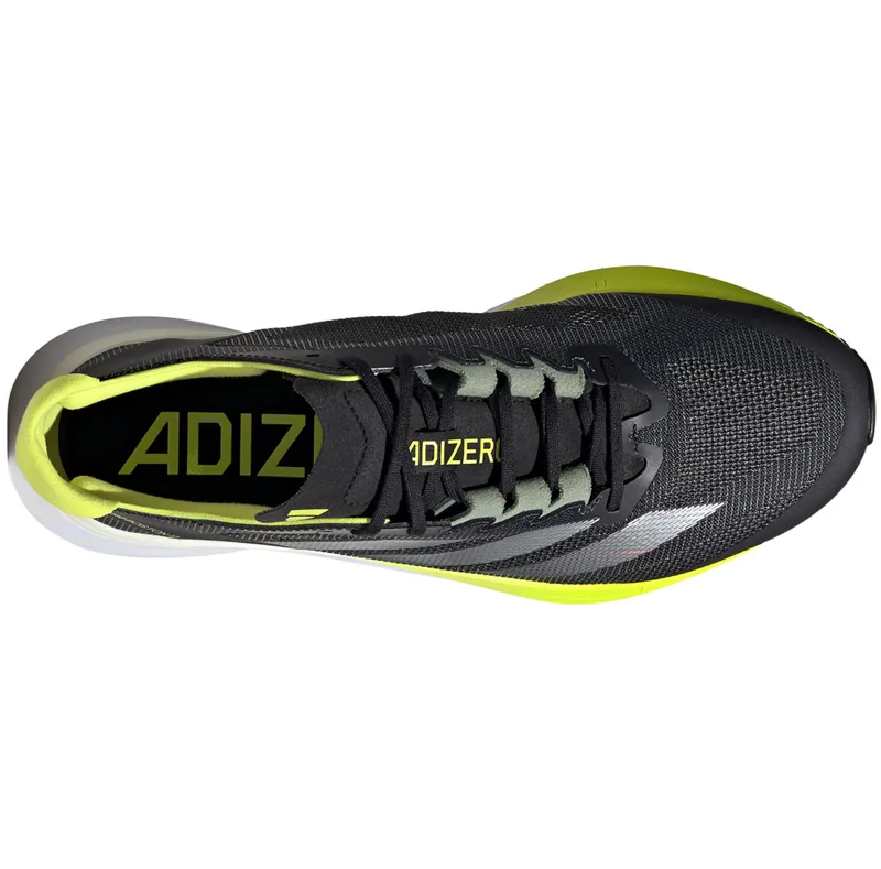 Adidas Men's Adizero Boston 12 Black/Silver/Green-2