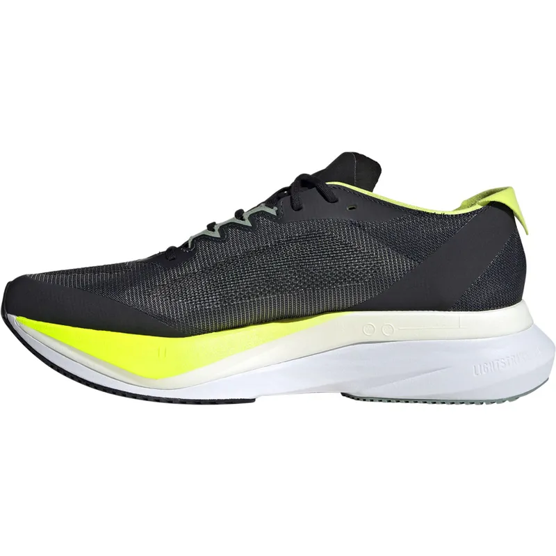 Adidas Men's Adizero Boston 12 Black/Silver/Green-1