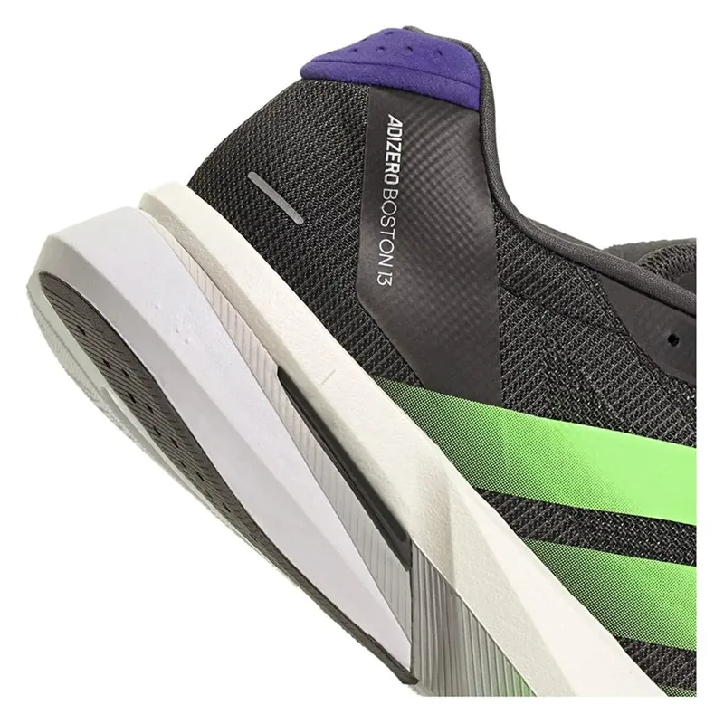 Adidas Men's Adizero Boston 13 Core Black/Lime Burst/Energy Ink-5