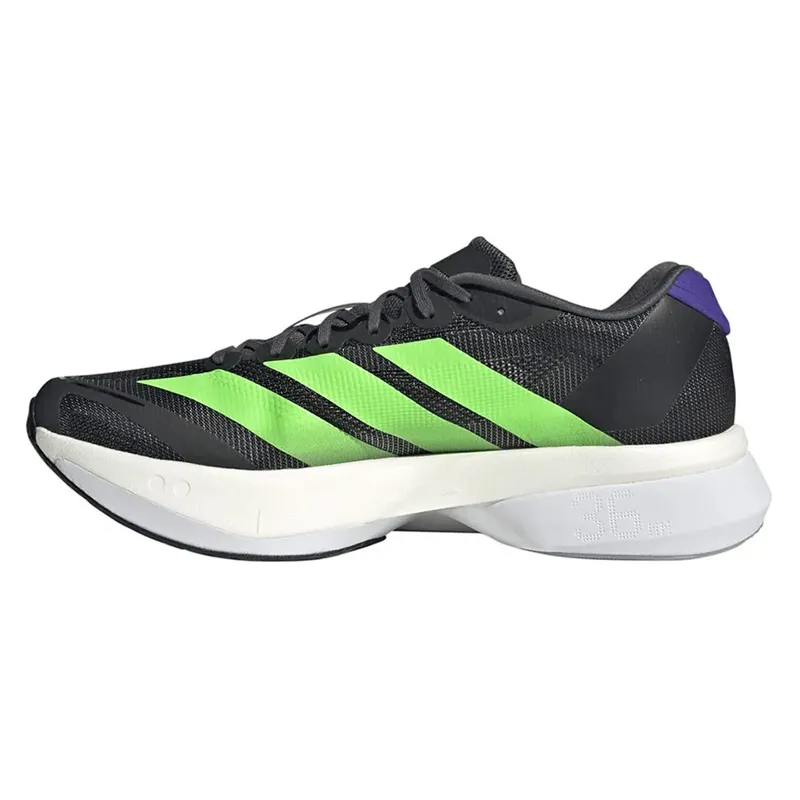 Adidas Men's Adizero Boston 13 Core Black/Lime Burst/Energy Ink-1
