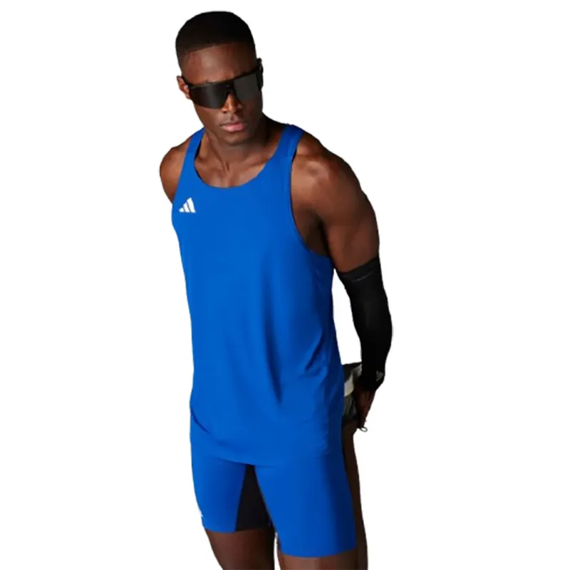 Adidas Men's Adizero Essentials Singlet Royal-8