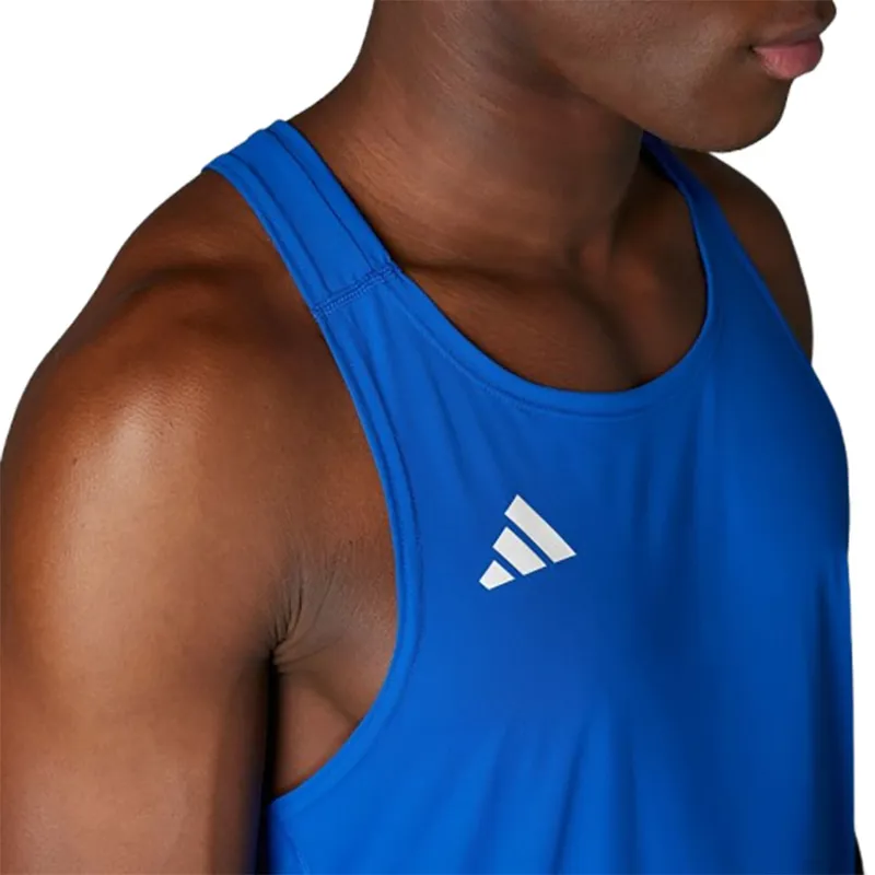 Adidas Men's Adizero Essentials Singlet Royal-4