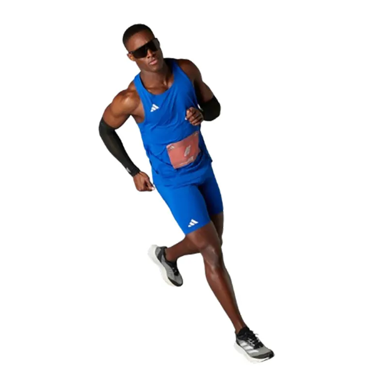 Adidas Men's Adizero Essentials Singlet Royal-3